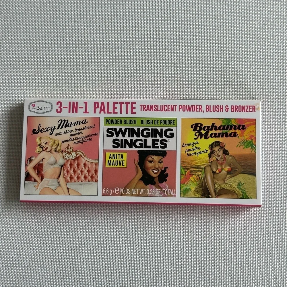 NWT theBalm 3-In-1 Palette Trio